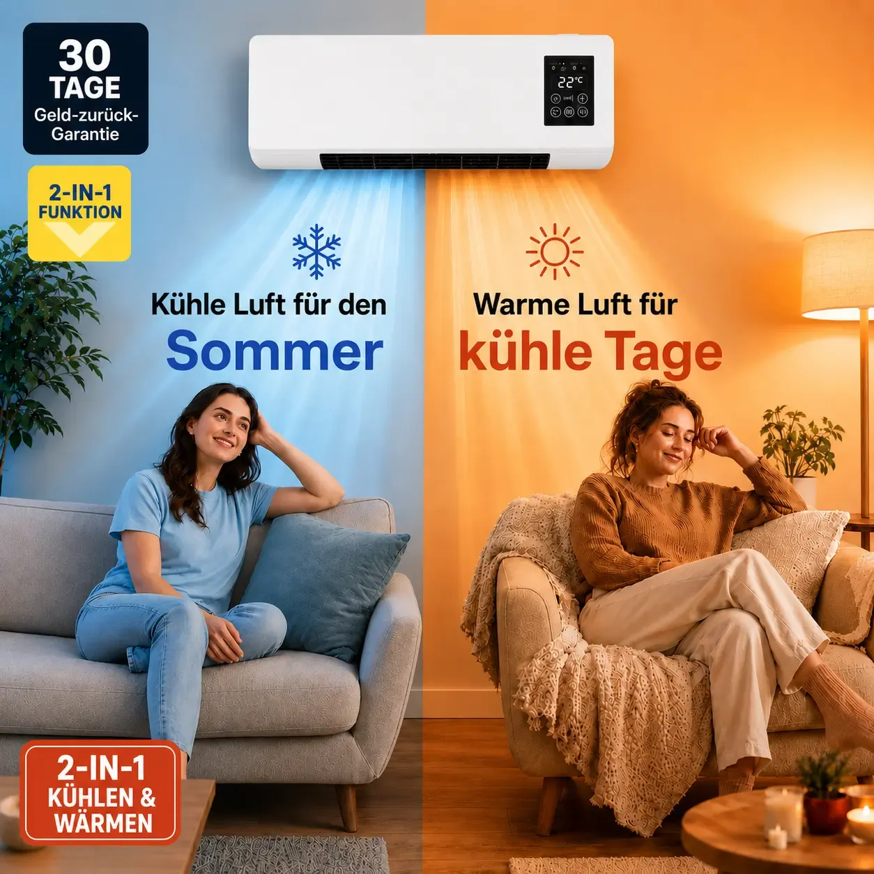 Vital Pro Breeze 2-in-1 Kühl- und Heizgerät